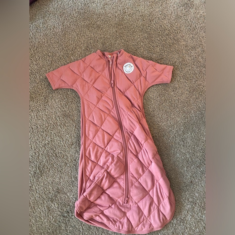 Dream land baby sleep sack dusty rose